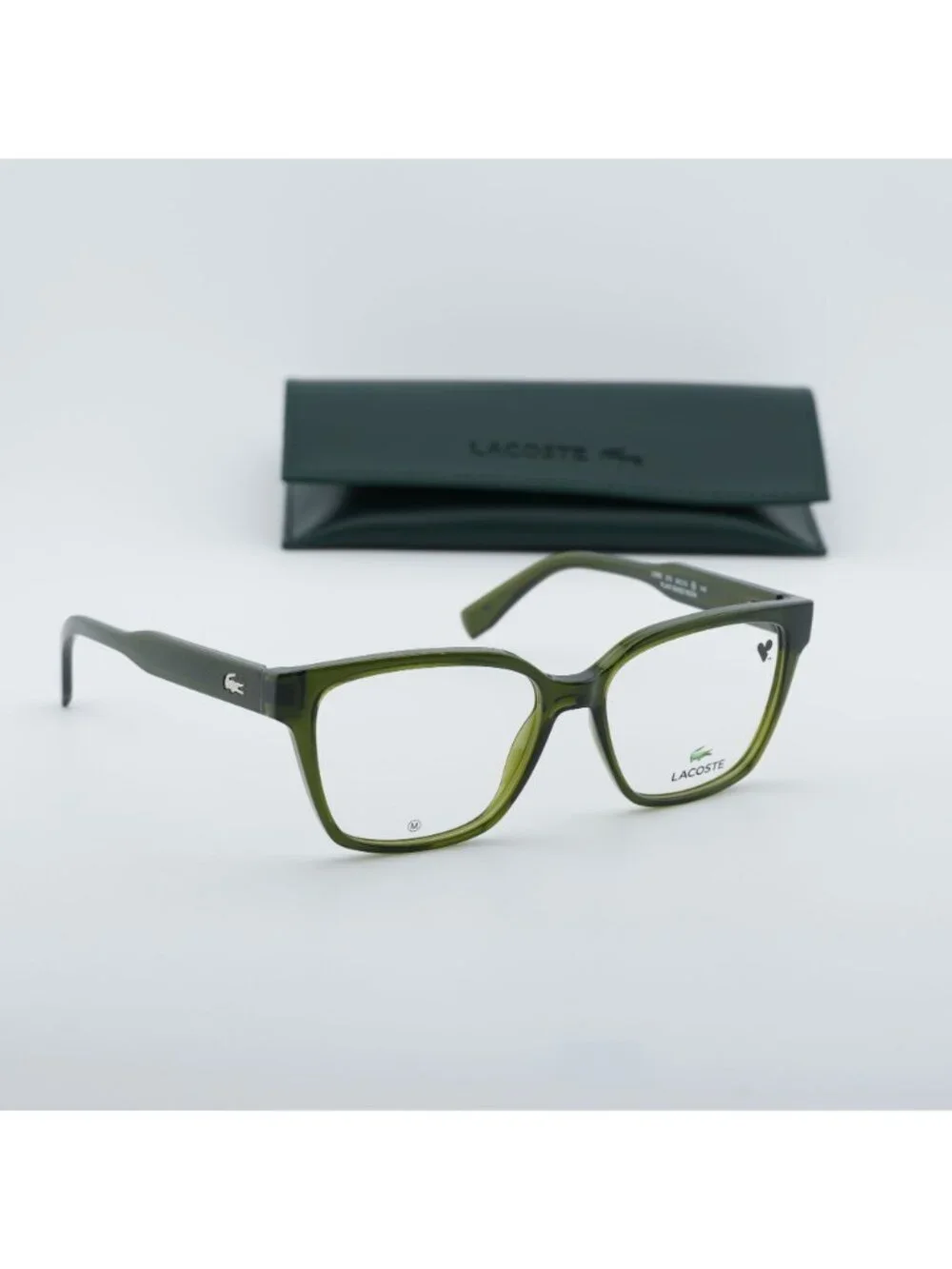 Lacoste L2962 275 Square Eyeglasses 54mm - Khaki Green